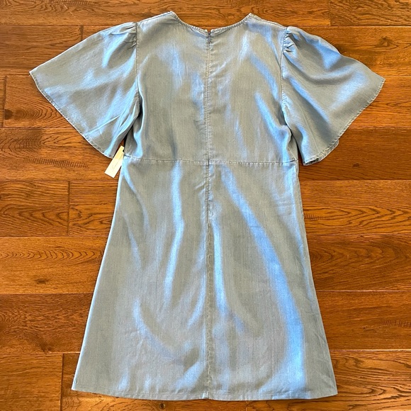 Lovers + Friends Denim Soft Lace Up Dress! - Picture 4 of 8